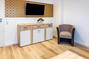Kuchyň nebo kuchyňský kout v ubytování Ferienwohnung Katzmaier