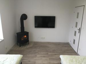 Televisyen dan/atau pusat hiburan di Apartmány U Hadiny