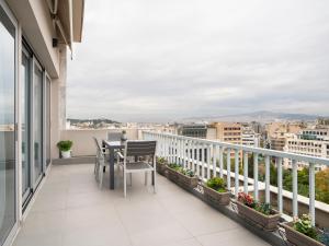 Balkón nebo terasa v ubytování Central Athens Loft