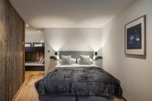 Posteľ alebo postele v izbe v ubytovaní Chalet Alpaga One + 10 fotografií