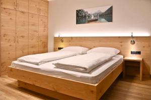 Voodi või voodid majutusasutuse Hotel Toblacherhof toas