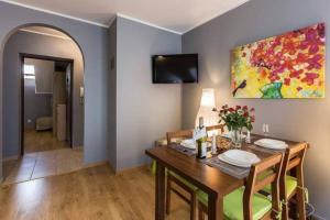 Μια τηλεόραση ή/και κέντρο ψυχαγωγίας στο Apartament 6 w centrum 5 min od Krupówek, Parking +2 φωτογραφίες