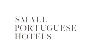a handwritten font with the words small punctuated hotels at RM The Experience - Small Portuguese Hotels in Setúbal