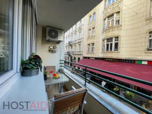 Balkón nebo terasa v ubytování V68 Design Apartment - hostAID