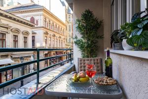 Balkón nebo terasa v ubytování V68 Design Apartment - hostAID