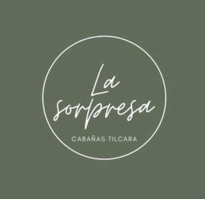 ein Logo für ein Restaurant namens la tortuertera in der Unterkunft Cabañas La Sorpresa in Tilcara