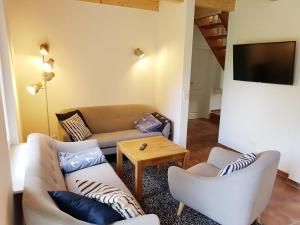 Posezení v ubytování Ferienhaus an der Nordsee - familienfreundlich, gut ausgestattet & viel Platz