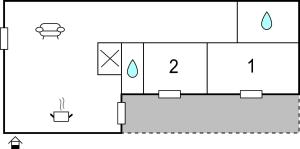 The floor plan of Cozy Apartment In Avigliano Umbro