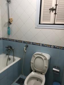 アレクサンドリアにあるالمعمورة شاطىء عائلات فقطのバスルーム(トイレ、シャワー付)