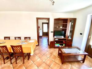 TV a/nebo společenská místnost v ubytování Villa di Charme