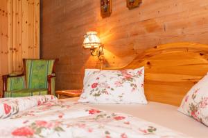 Postel nebo postele na pokoji v ubytování Remberghof