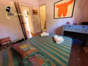 Posteľ alebo postele v izbe v ubytovaní Casa Salya 8 pers Piscine privée Chauffée San Cipriano