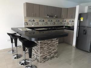 Η κουζίνα ή μικρή κουζίνα στο Casa Flandes Tolima