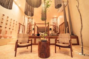 Posezení v ubytování Oriundo Luxury Nature Villas