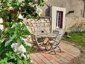 Zahrada ubytování gîte en bord de Loire