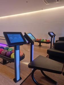 Fitnesscenter och/eller fitnessfaciliteter på Salinas Premium Resort 1423 Smart