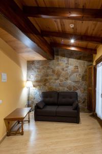 A seating area at Hotel Ripoll