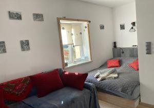 Posteľ alebo postele v izbe v ubytovaní Zakopartment Zamoyskiego