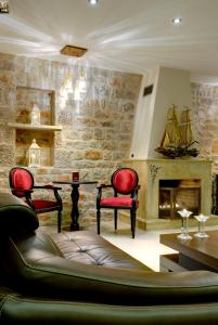 Posezení v ubytování Byzantinon Hotel