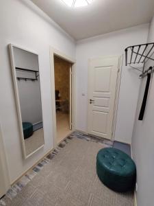 Postel nebo postele na pokoji v ubytování Nika Apartments