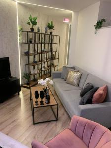 Posedenie v ubytovaní Moderno Apartament