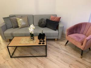 Posedenie v ubytovaní Moderno Apartament