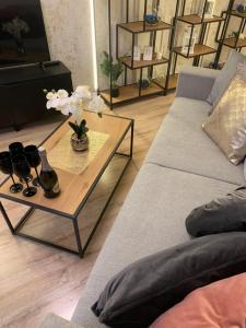Posedenie v ubytovaní Moderno Apartament