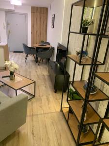 Posedenie v ubytovaní Moderno Apartament