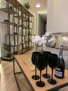 Nápoje v ubytovaní Moderno Apartament + 37 fotografií