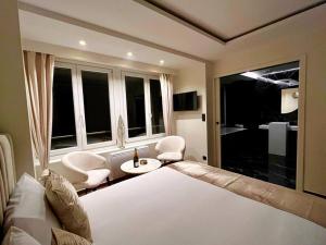 Posteľ alebo postele v izbe v ubytovaní La Suite Luxe : Vue Mer - Malo'cation + 13 fotografií