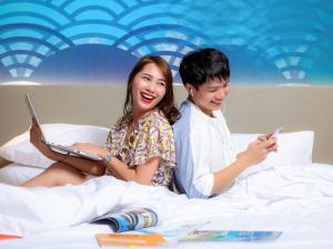 入住曼谷拉差达宜必思尚品酒店的客人