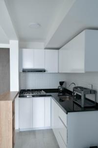 Una cocina o zona de cocina en Apartamento privado