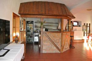 Lounge nebo bar v ubytování Penzion U Farmáře