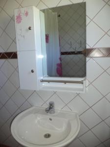 Kúpeľňa v ubytovaní Apartment in Lopar with sea view, loggia, air conditioning, W-LAN 4229-6