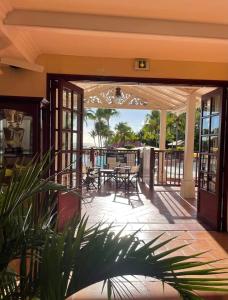 Balcone o terrazza di Studio Tropical avec vue mer dans une résidence hôtelière