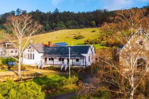 an aerial view of a house on a hill at Convent Franklin - Martina Unit in Franklin