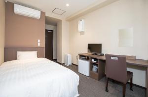 TV a/nebo společenská místnost v ubytování Kur and Hotel Isawa