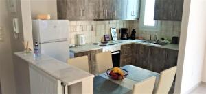 Kuchyň nebo kuchyňský kout v ubytování Artemis suites