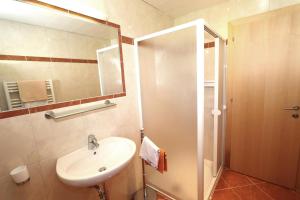 Kúpeľňa v ubytovaní Ferienhaus Brandacher