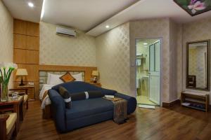 Posezení v ubytování Vong Xua Boutique Hotel