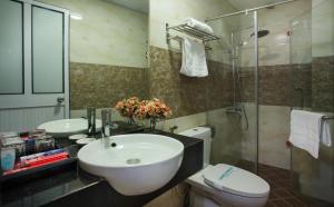 Koupelna v ubytování Vong Xua Boutique Hotel