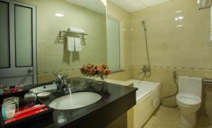 Koupelna v ubytování Vong Xua Boutique Hotel