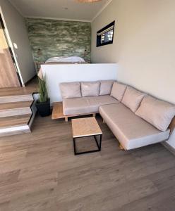 Posezení v ubytování ALMA Lodge