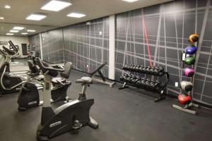 Fitness centrum a/nebo fitness zařízení v ubytování Comfort Inn & Suites Houston I-45 North - IAH
