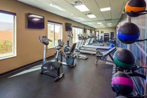 Fitness centrum a/nebo fitness zařízení v ubytování Comfort Inn & Suites Houston I-45 North - IAH