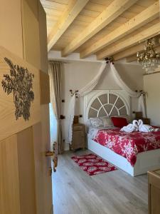 Postel nebo postele na pokoji v ubytování ROSETO HOLIDAYS AZZURRO