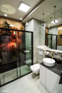 Kúpeľňa v ubytovaní D Apartments Centrum Powietrze