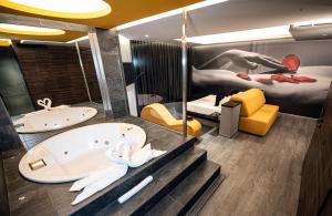 Część wypoczynkowa w obiekcie Hotel Luve