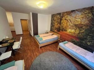 Postel nebo postele na pokoji v ubytování Apartments Spolkova