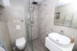 Koupelna v ubytování Holiday home Ambi for 6 near Trogir